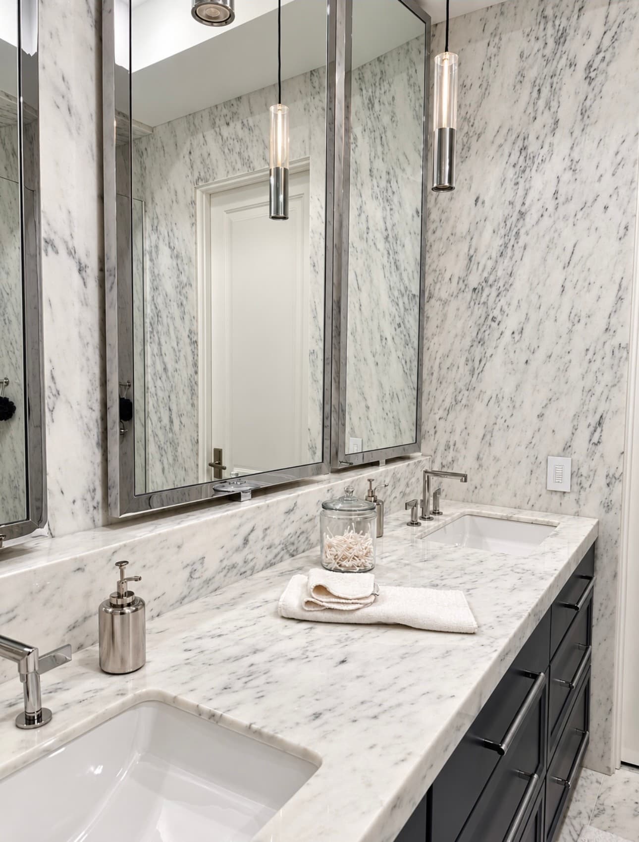 Navy Double Vanity — Photo 1