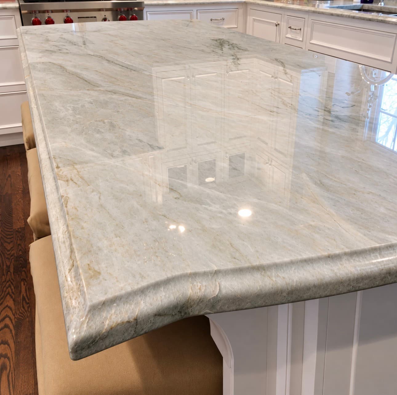 Sea Pearl Quartzite Counter — Photo 2