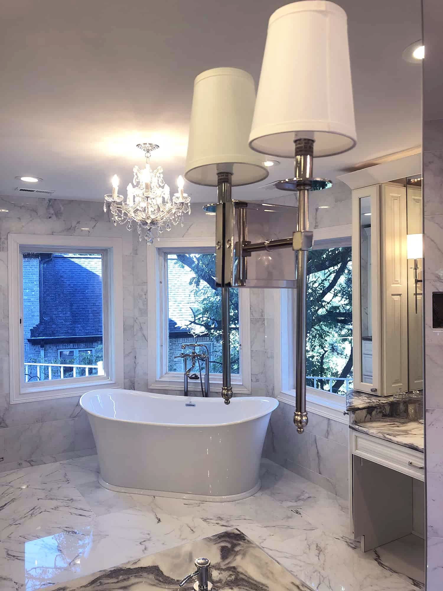 Stunning Bathroom From Vermont Quarries — Photo 3