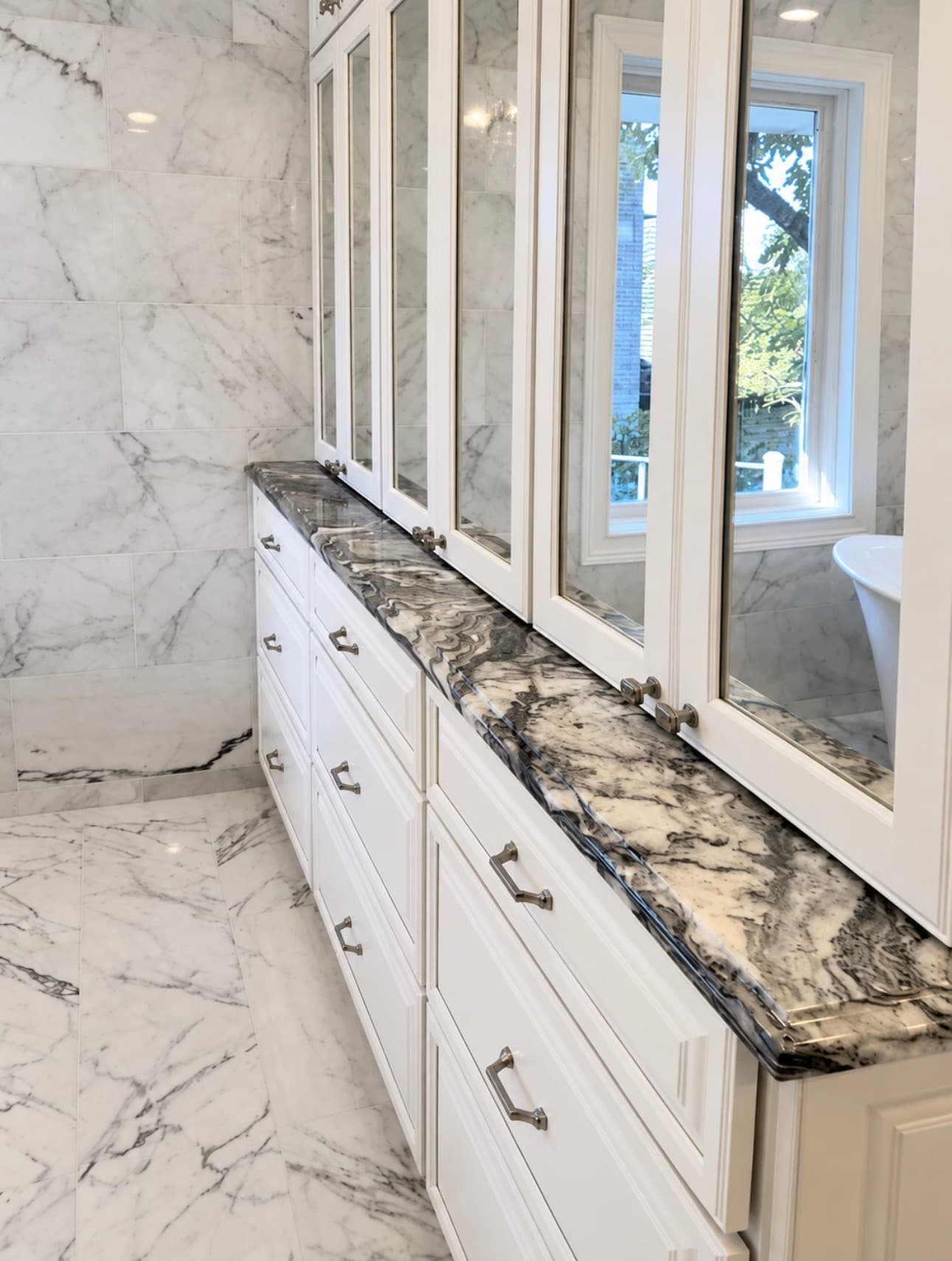Stunning Bathroom From Vermont Quarries — Photo 6