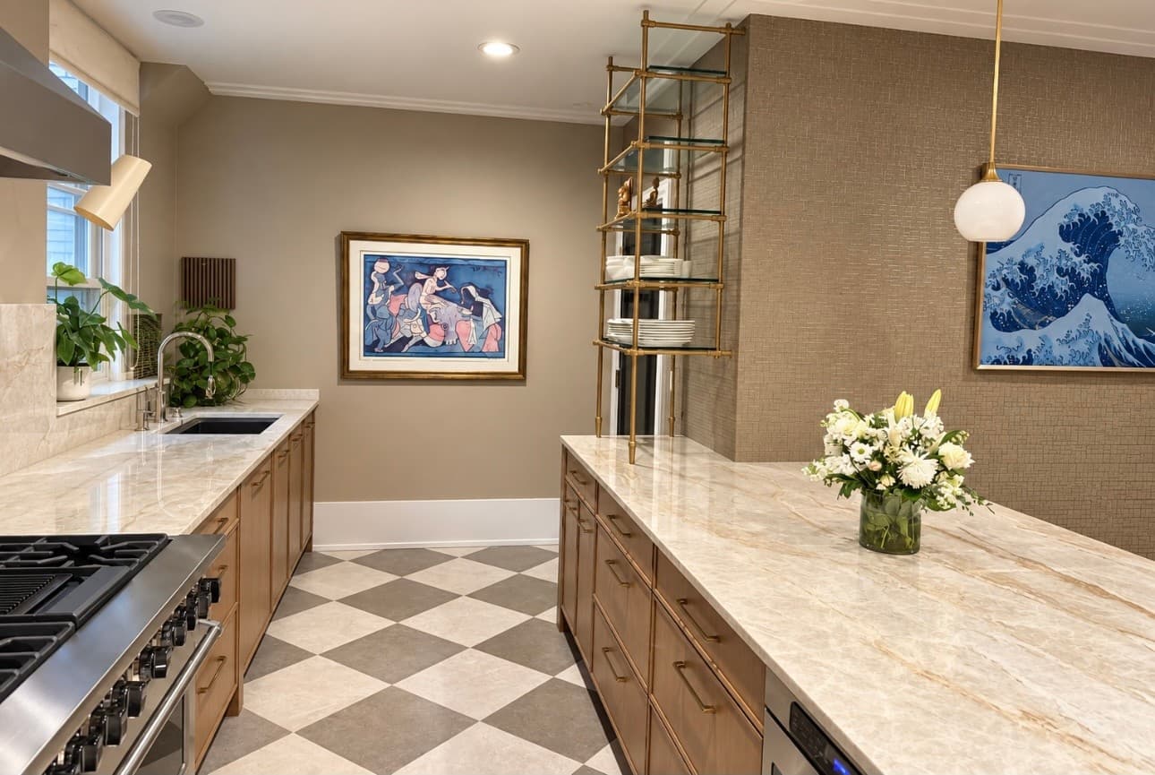 Taj Mahal Kitchen & Slab Backsplash — Photo 4