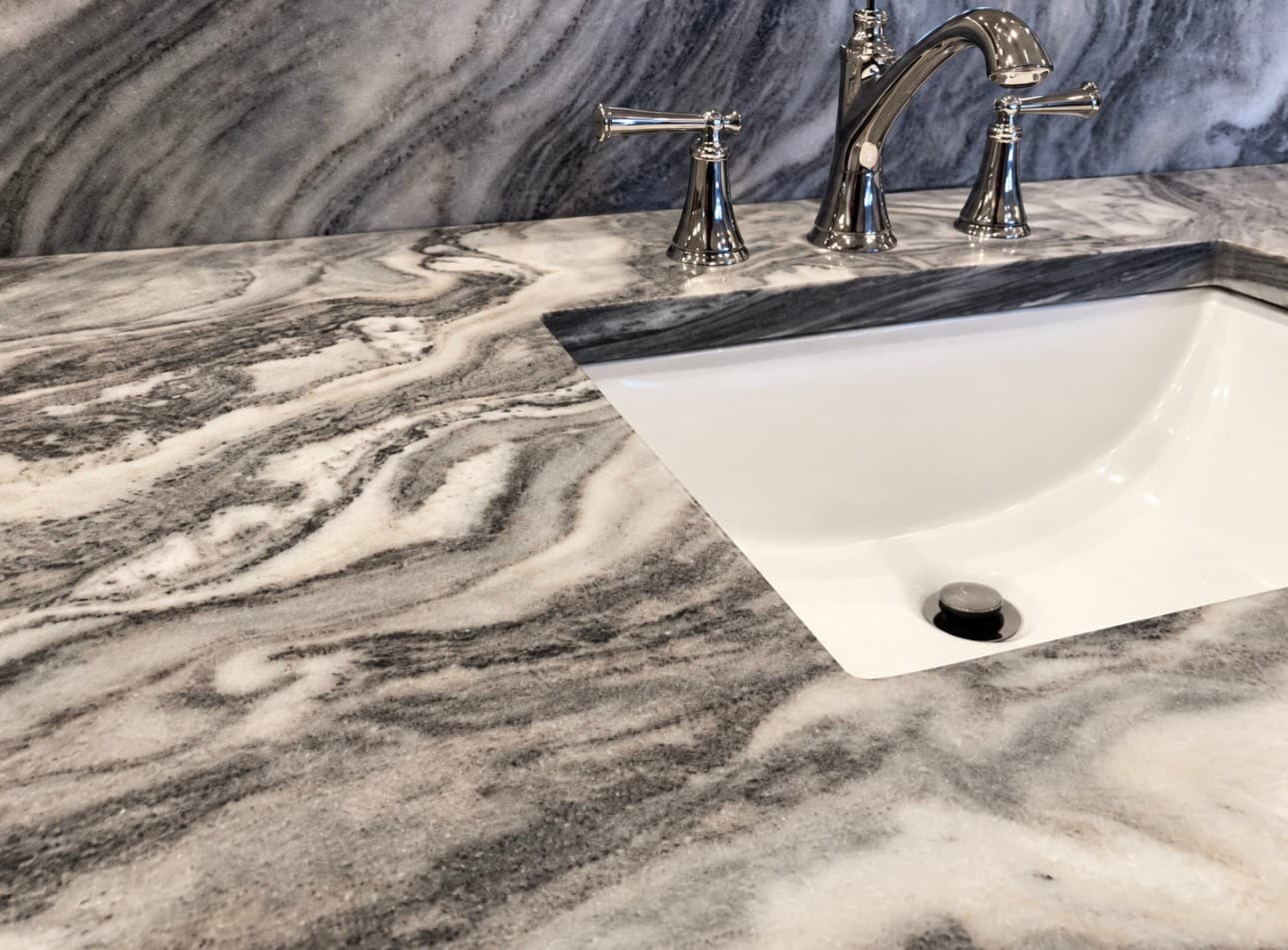 Stunning Bathroom From Vermont Quarries — Stone City project