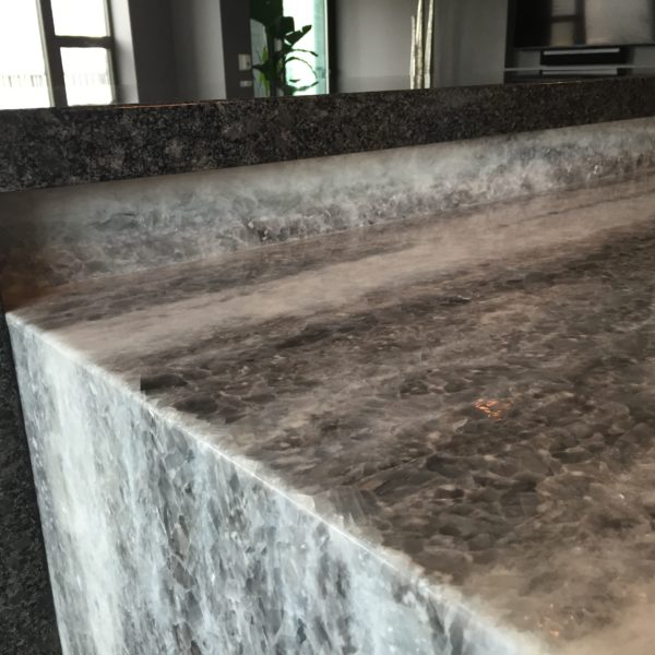 downtown chicago granite kitchen island