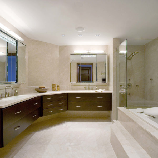 master bath open layout