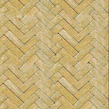 Inca Gold Heringbone Tumbled Limestone