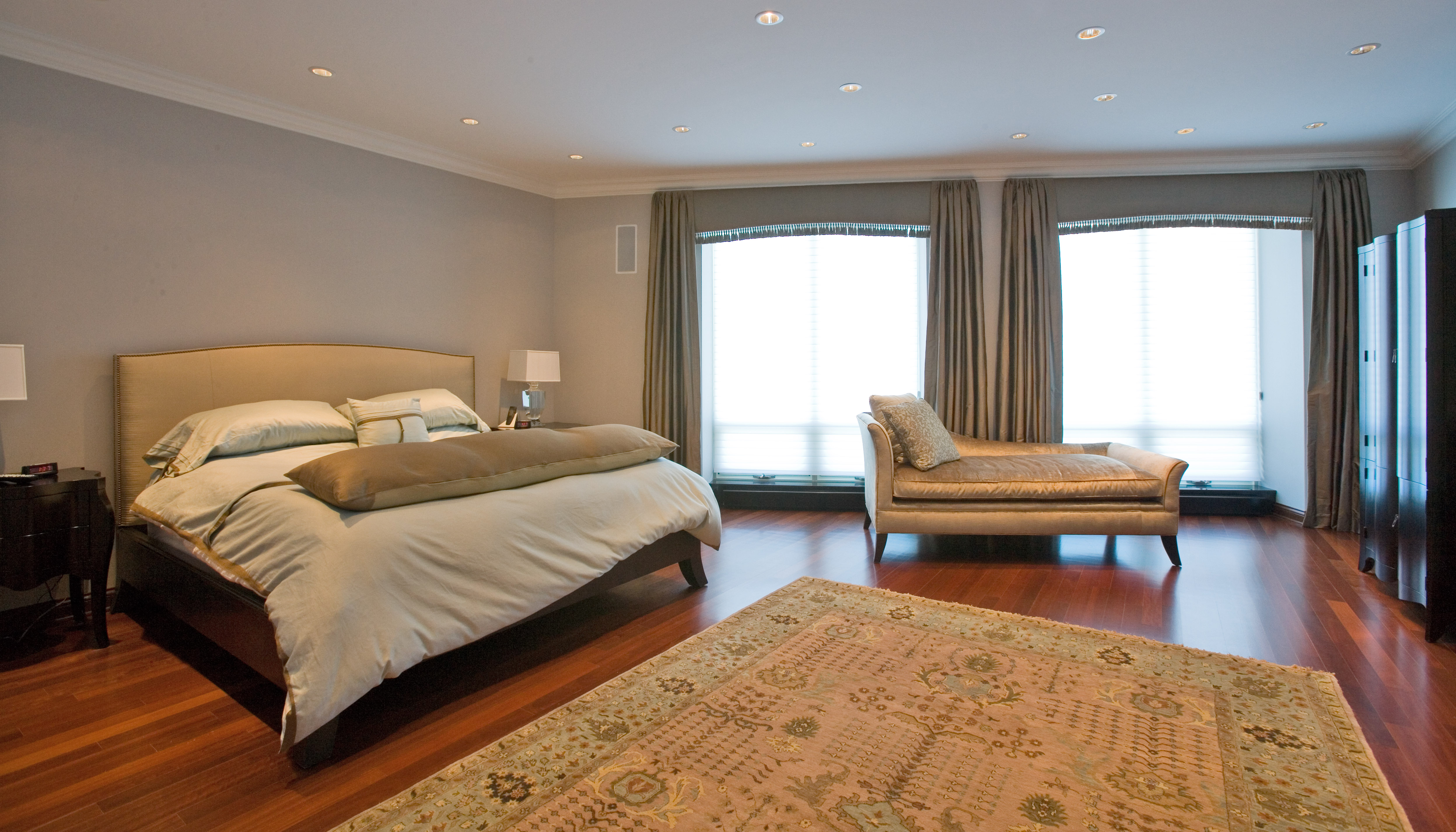 high rise luxury bedroom