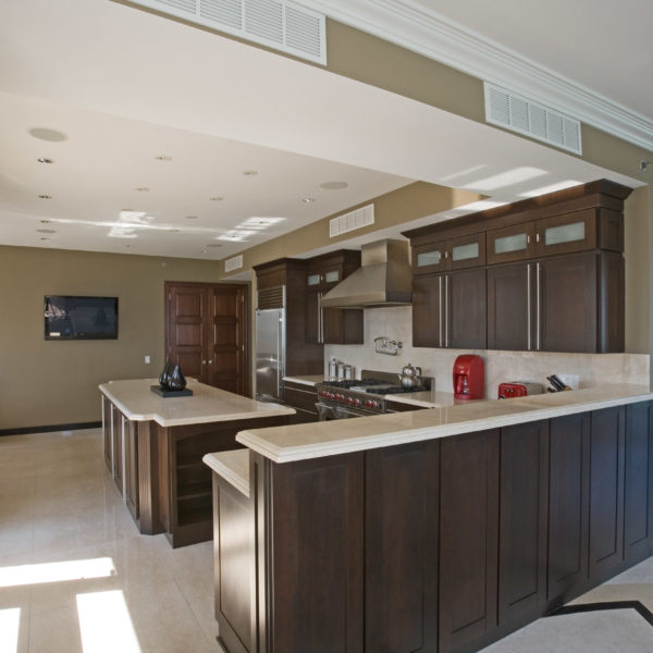 high rise modern kitchen